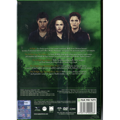 The twilight saga green box - saga, (green